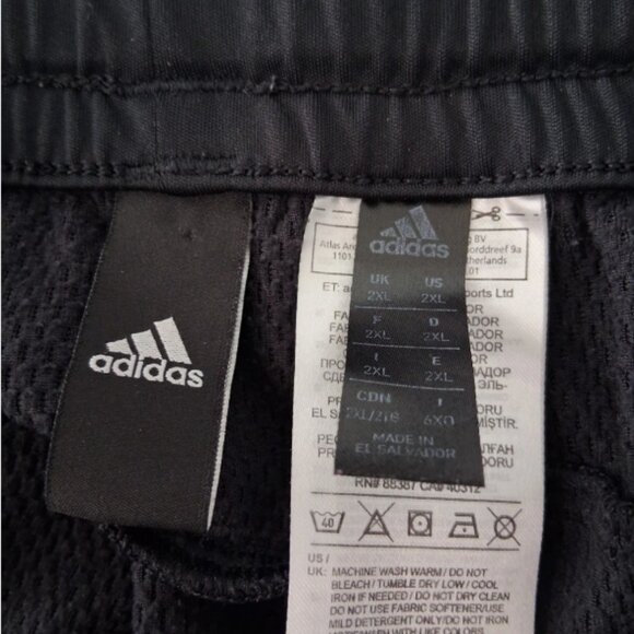 Adidas Climawarm Pants Mens 2XL Black Warmups Gym Training Pockets Drawstrings - Picture 5 of 13